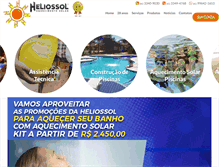 Tablet Screenshot of heliossol.com.br